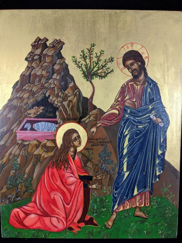 Marie Madeleine <br> rencontrant le Christ près du tombeau